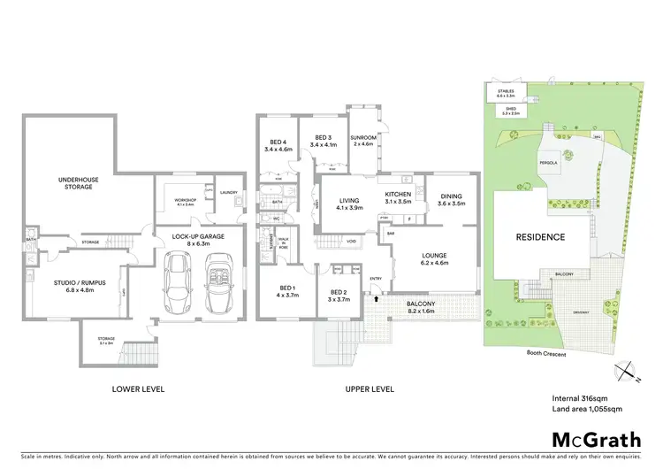 Floorplan of Homely house listing, 16 Booth Crescent, Cook ACT 2614
