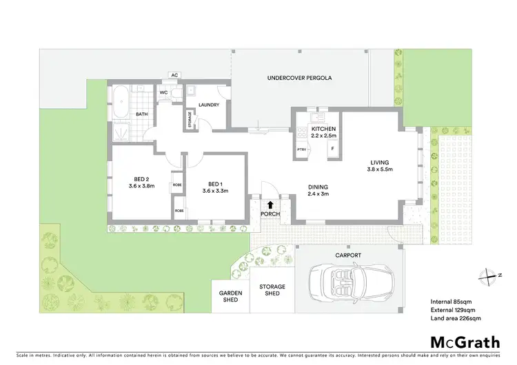 Floorplan of Homely unit listing, 8/15-19 Thompson Street, Whittington VIC 3219