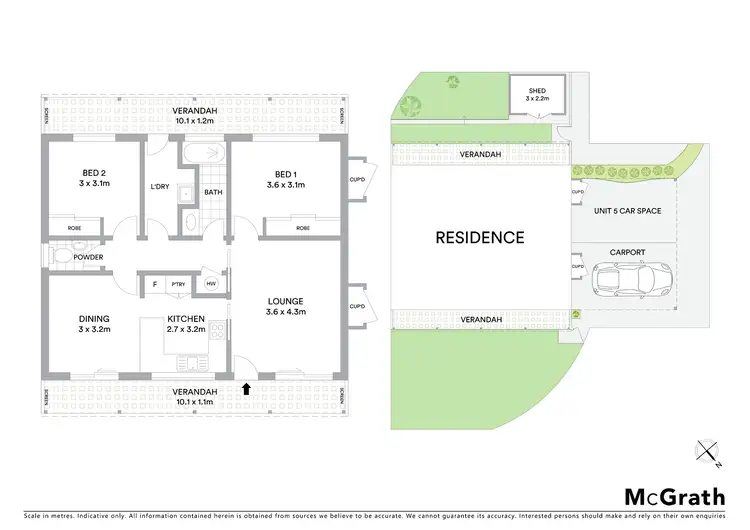 Floorplan of Homely unit listing, 3/10 Roth Court, Mudgee NSW 2850
