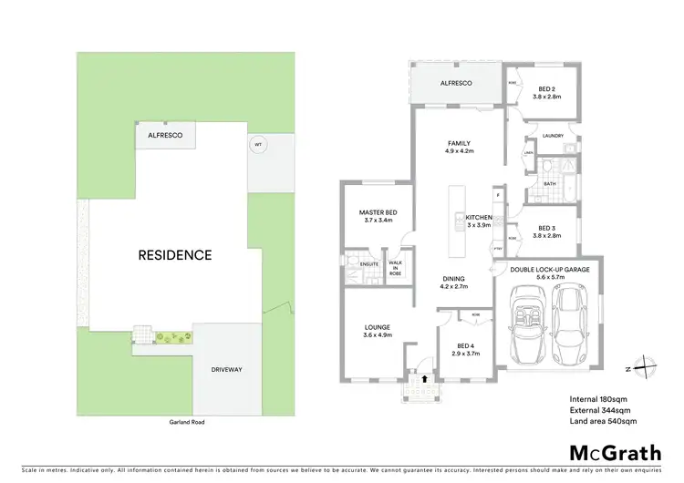 Floorplan of Homely house listing, 8 Garland Road, Cessnock NSW 2325