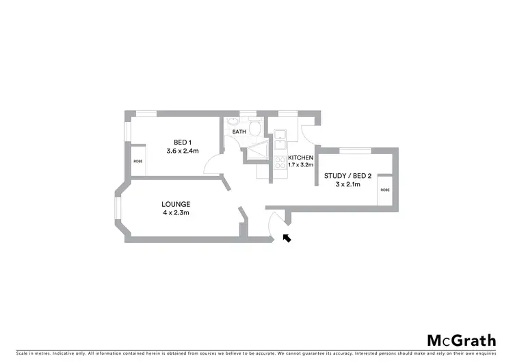Floorplan of Homely apartment listing, 1/115 High Street, North Sydney NSW 2060