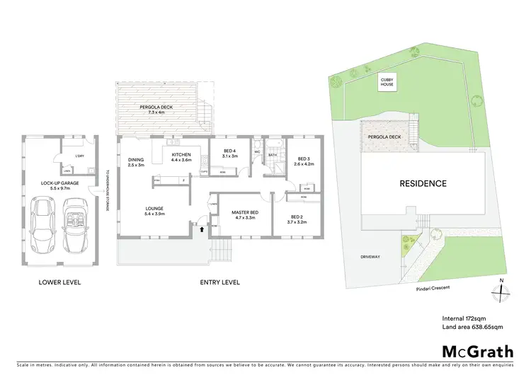 Floorplan of Homely house listing, 12 Pindari Crescent, Queanbeyan NSW 2620