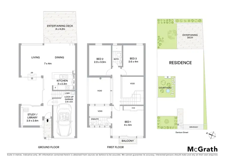 Floorplan of Homely house listing, 4 Denison Street, Rozelle NSW 2039