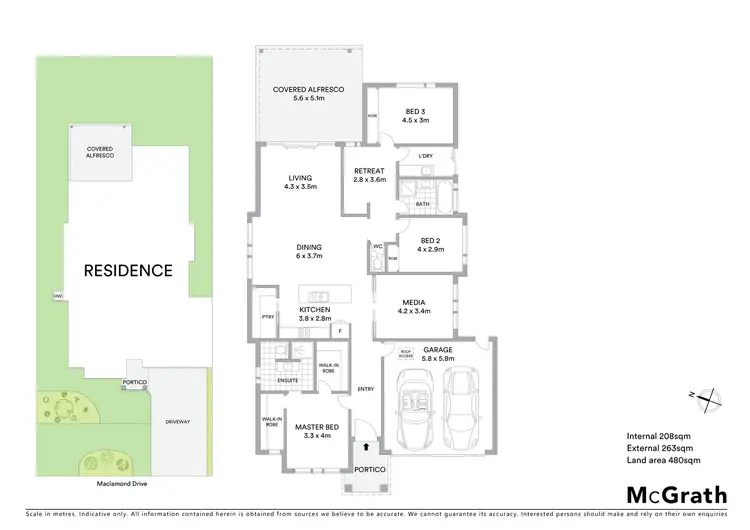Floorplan of Homely house listing, 8 Maclamond Drive, Pelican Waters QLD 4551