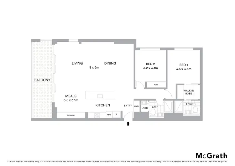 Floorplan of Homely apartment listing, 14/15 Coranderrk Street, City ACT 2601