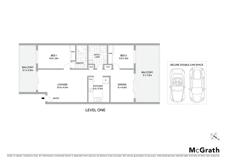 Floorplan of Homely apartment listing, 53/23 Aspinall Street, Watson ACT 2602