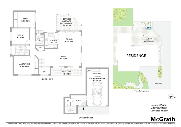 Floorplan of Homely house listing, 124 Owen Stanley Avenue, Allambie Heights NSW 2100