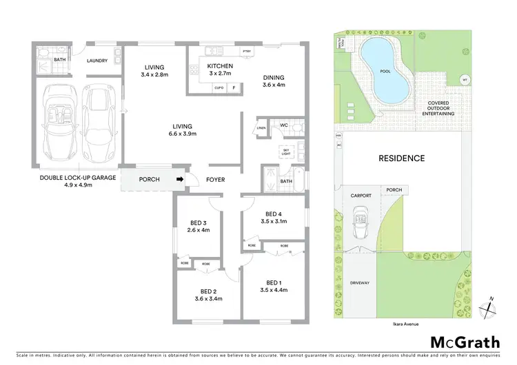 Floorplan of Homely house listing, 14 Ikara Avenue, Kellyville NSW 2155