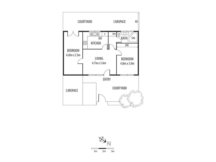 Floorplan of Homely apartment listing, 1/25 Byron Street, Elwood VIC 3184