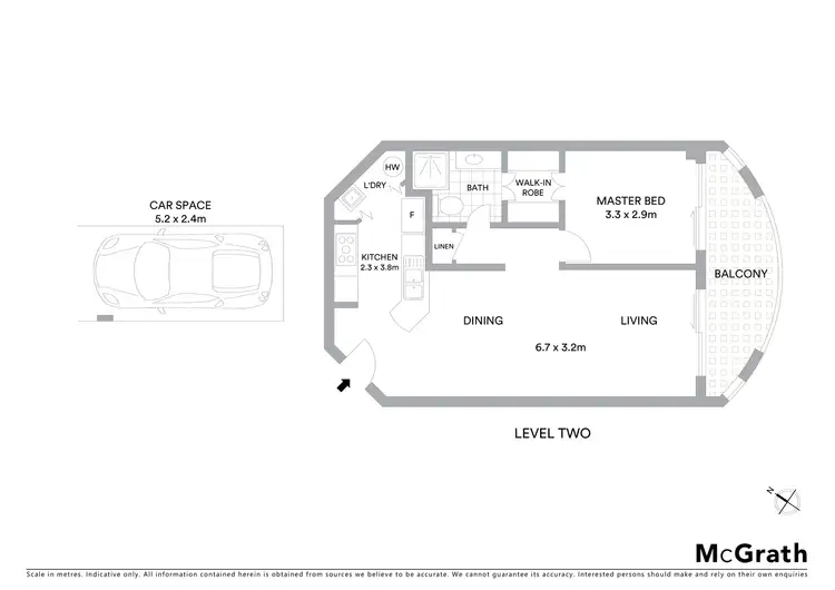 Floorplan of Homely unit listing, 221/392 Marine Parade, Southport QLD 4215