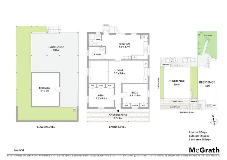 Floorplan of Homely house listing, 563 Boundary Street, Spring Hill QLD 4000