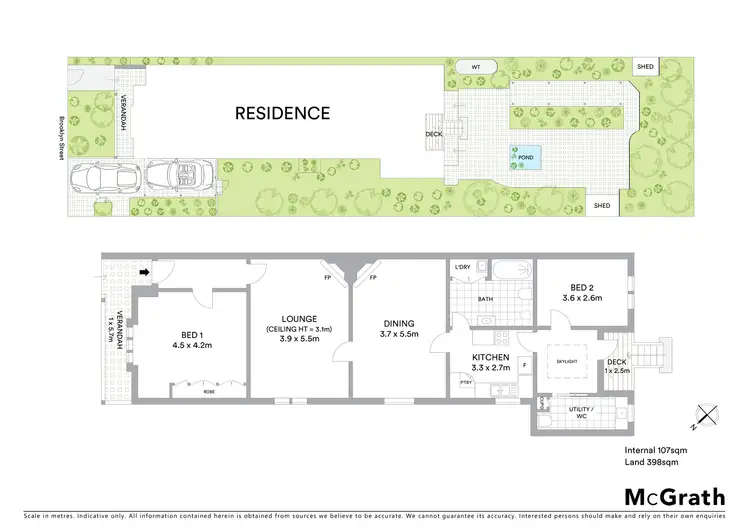 Floorplan of Homely house listing, 12 Brooklyn Street, Tempe NSW 2044