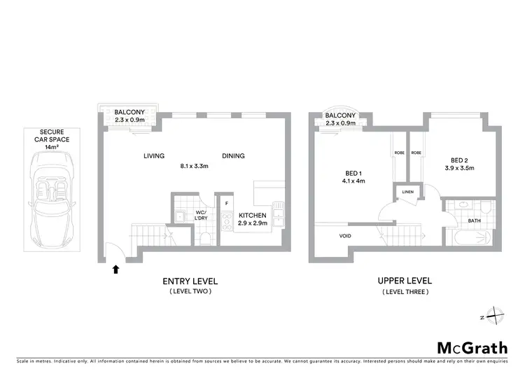 Floorplan of Homely apartment listing, 29/41 Pitt Street, Redfern NSW 2016