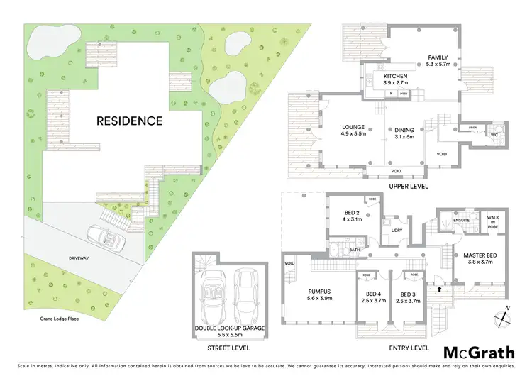 Floorplan of Homely house listing, 6 Crane Lodge Place, Avalon Beach NSW 2107