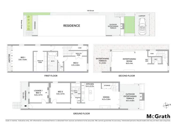 Floorplan of Homely house listing, 71 Bream Street, Coogee NSW 2034