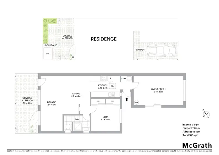 Floorplan of Homely unit listing, 260/25 St Vincents Court, Minyama QLD 4575