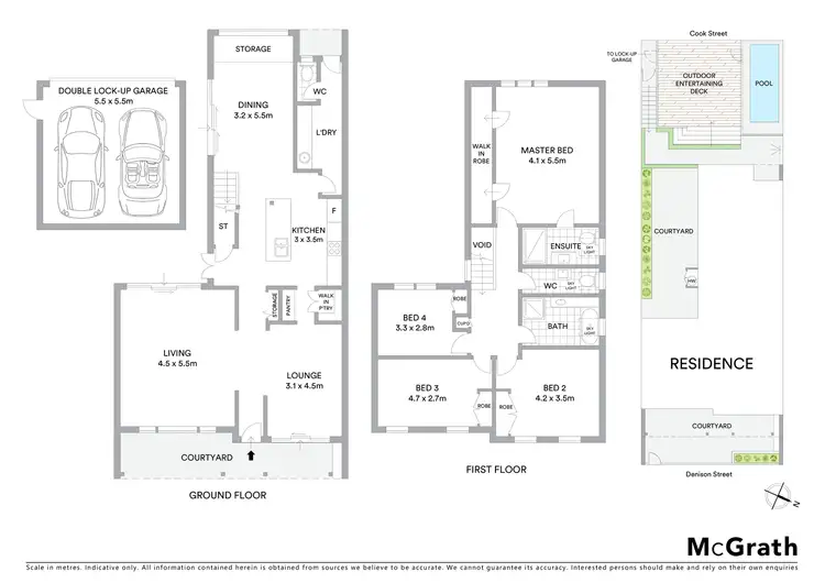 Floorplan of Homely house listing, 45 Denison Street, Rozelle NSW 2039
