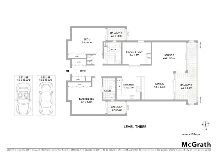Floorplan of Homely apartment listing, 310/155 Northbourne Avenue, Turner ACT 2612