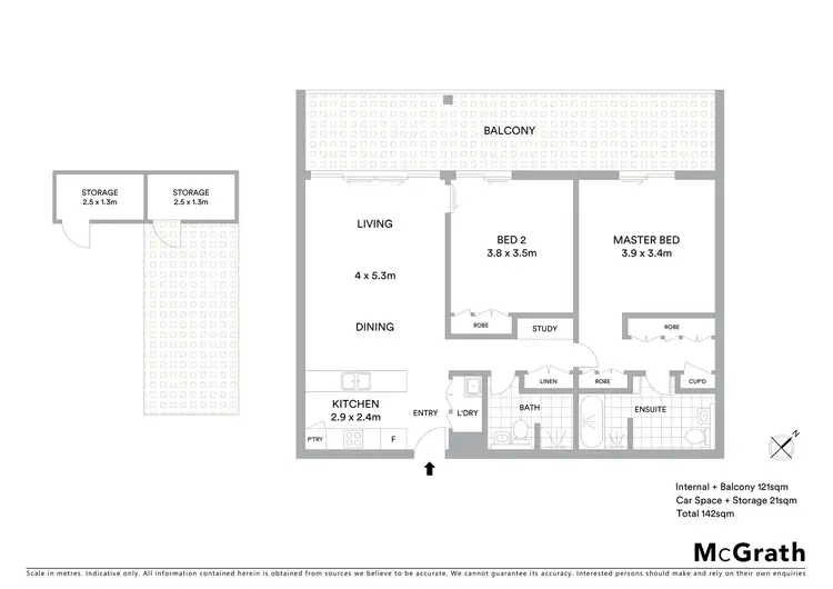 Floorplan of Homely apartment listing, 603S/1 Lardelli Drive, Ryde NSW 2112