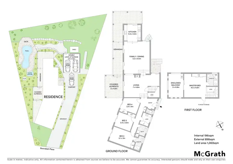 Floorplan of Homely house listing, 6 Boonabah Place, Little Mountain QLD 4551