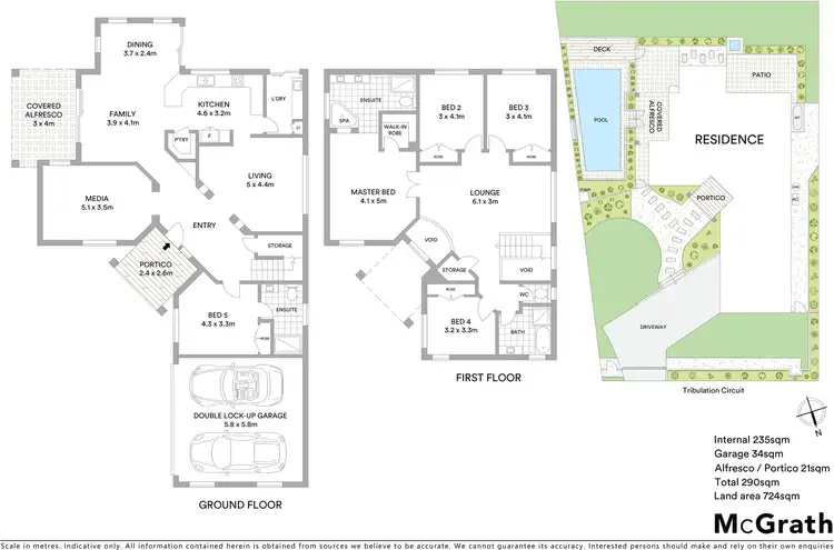 Floorplan of Homely house listing, 7 Tribulation Circuit, Buderim QLD 4556