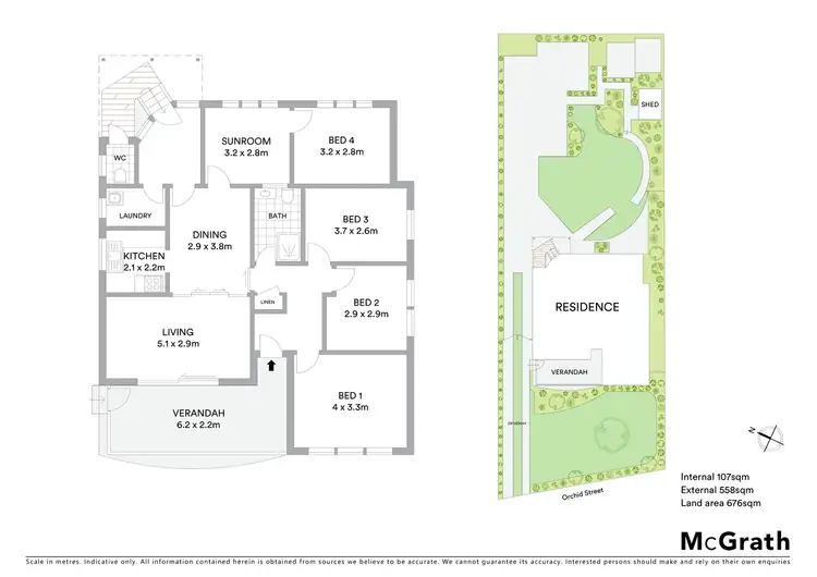 Floorplan of Homely house listing, 11 Orchid Street, Loftus NSW 2232