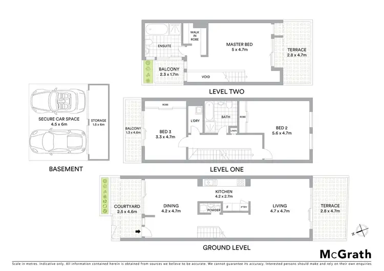 Floorplan of Homely townhouse listing, 8/23 Anniversary Street, Botany NSW 2019