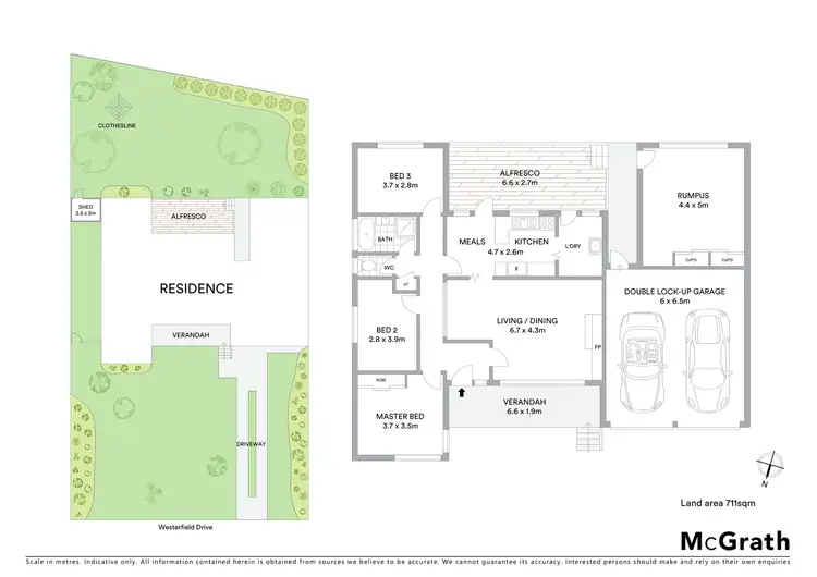Floorplan of Homely house listing, 76 Westerfield Drive, Notting Hill VIC 3168