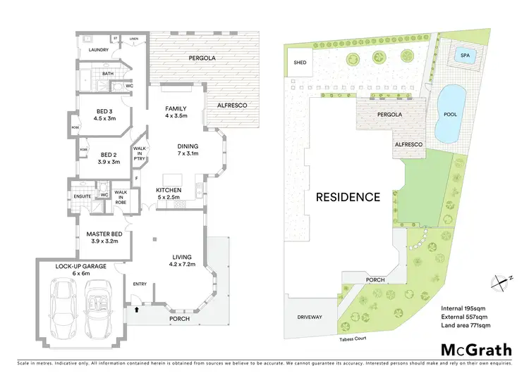 Floorplan of Homely house listing, 8 Tabess Court, St Albans Park VIC 3219