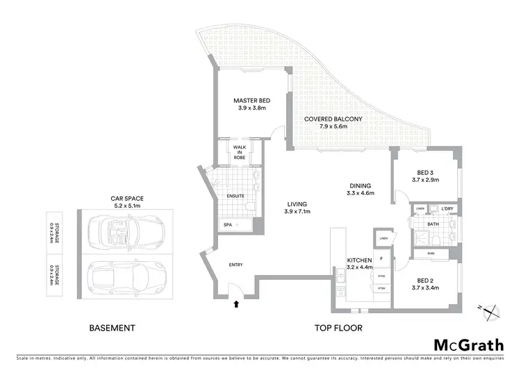 Floorplan of Homely apartment listing, 410/1 Gray Street, New Farm QLD 4005