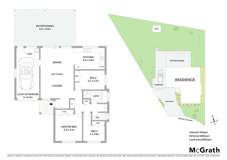 Floorplan of Homely house listing, 3 Ulambi Crescent, Maryland NSW 2287