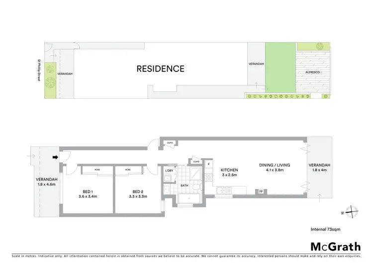 Floorplan of Homely house listing, 18 St Phillip Street, Brunswick East VIC 3057