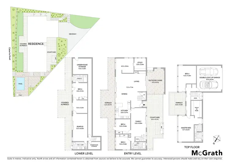 Floorplan of Homely house listing, 1 Cabarita Road, Avalon Beach NSW 2107