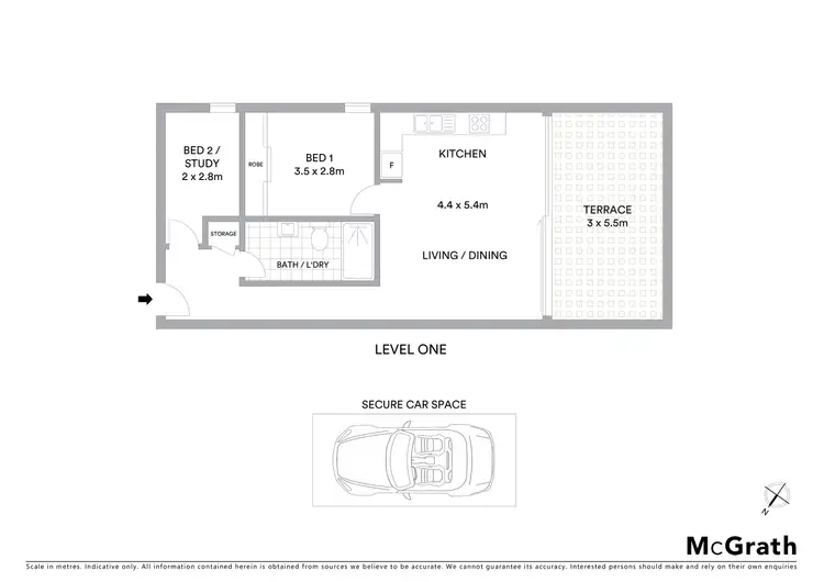 Floorplan of Homely apartment listing, 111/126 Chapel Street, St Kilda VIC 3182