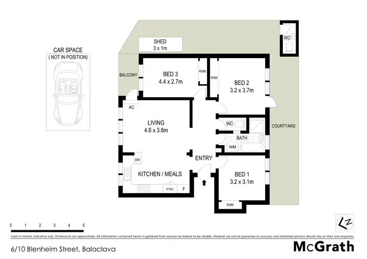 Floorplan of Homely apartment listing, 6/10 Blenheim Street, Balaclava VIC 3183