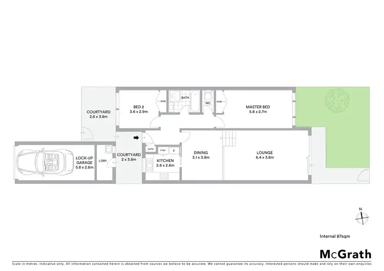 Floorplan of Homely townhouse listing, 3/91-99 Donald Road, Queanbeyan NSW 2620