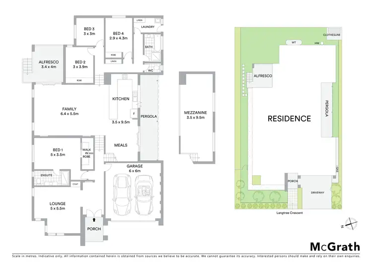 Floorplan of Homely house listing, 99 Langtree Crescent, Crace ACT 2911