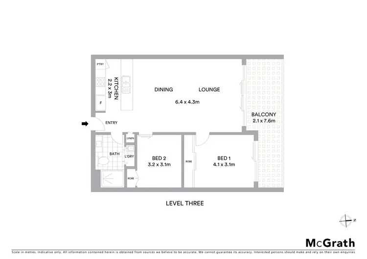 Floorplan of Homely apartment listing, 241/1 Mouat Street, Lyneham ACT 2602