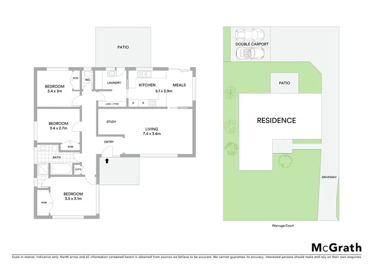 Floorplan of Homely house listing, 1 Warruga Court, Croydon VIC 3136