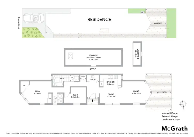 Floorplan of Homely house listing, 1/4 Chapman Street, Seddon VIC 3011