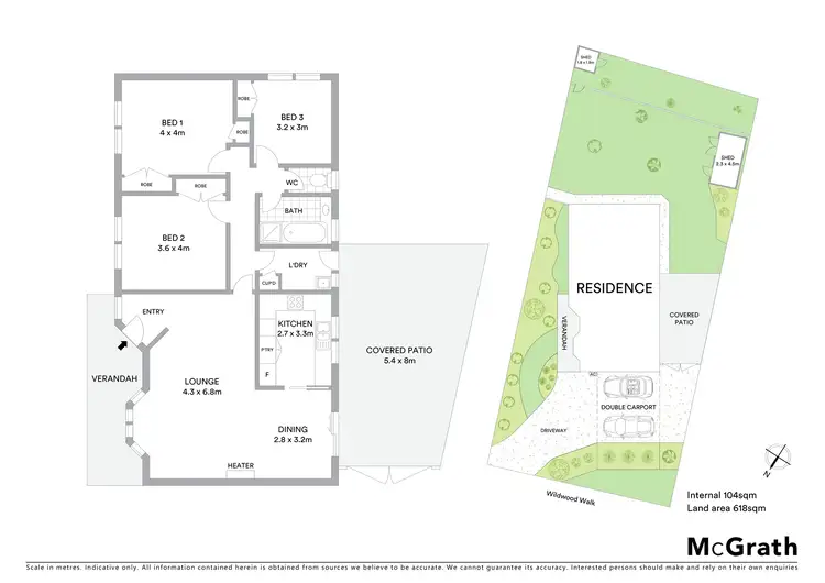 Floorplan of Homely house listing, 13 Wildwood Walk, Croydon South VIC 3136