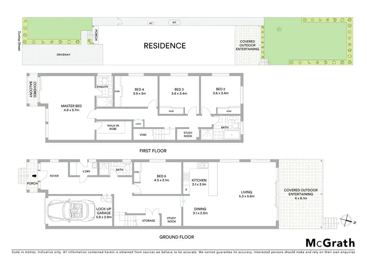 Floorplan of Homely house listing, 85A Dunlop Street, Epping NSW 2121