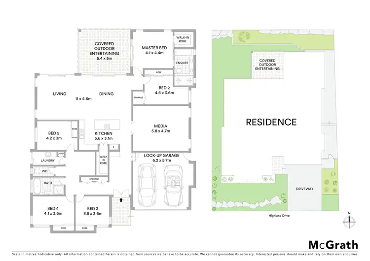Floorplan of Homely house listing, 17 Highland Drive, Seventeen Mile Rocks QLD 4073