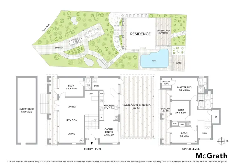 Floorplan of Homely house listing, 43 Parni Place, Frenchs Forest NSW 2086