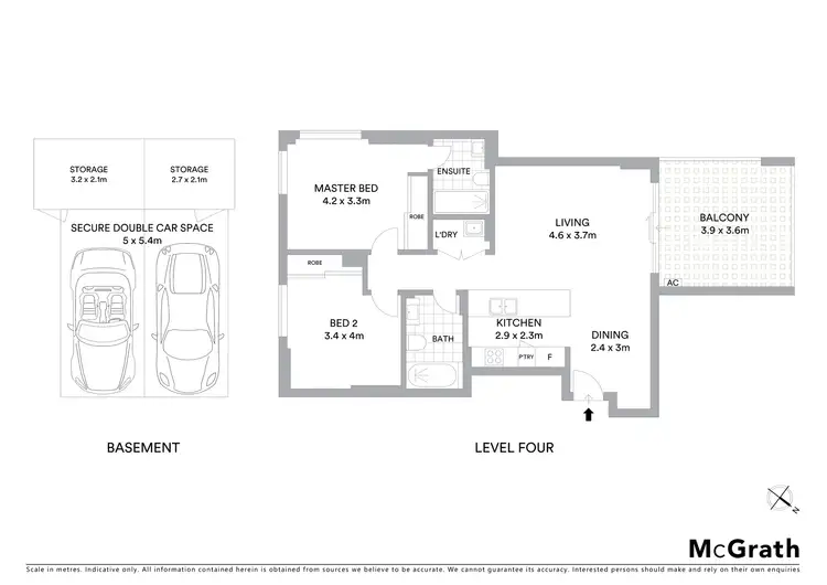 Floorplan of Homely apartment listing, 46/13 Seven Hills Road, Baulkham Hills NSW 2153