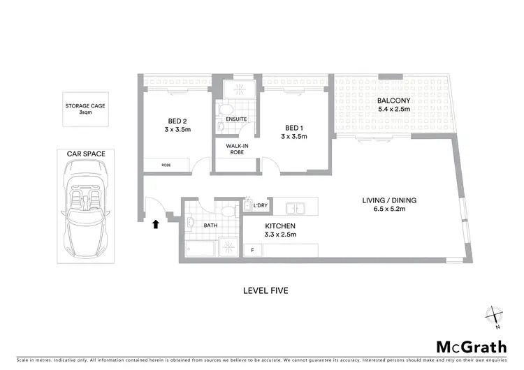 Floorplan of Homely apartment listing, 19/57 Delmar Parade, Dee Why NSW 2099