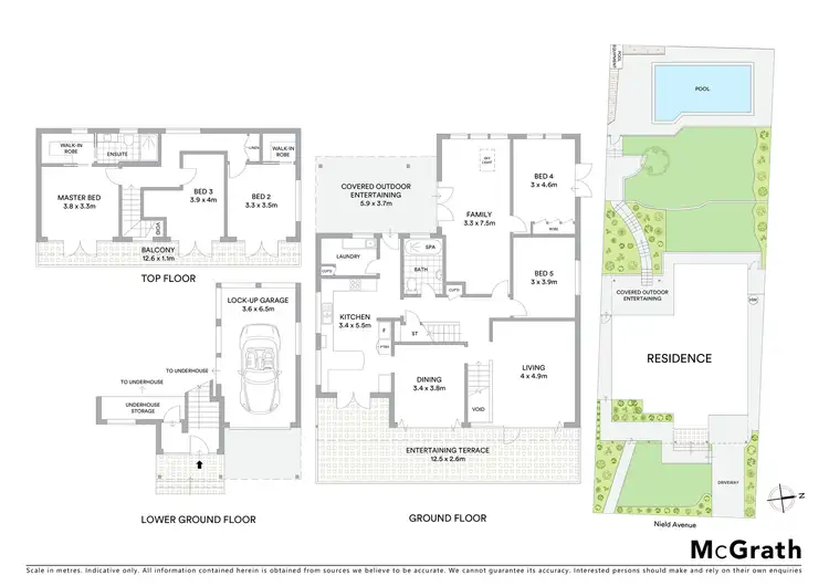 Floorplan of Homely house listing, 9B Nield Avenue, Balgowlah NSW 2093