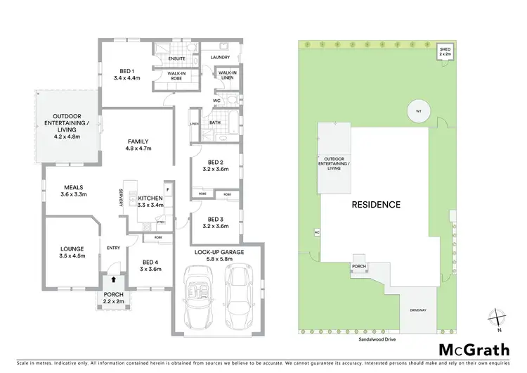 Floorplan of Homely house listing, 5 Sandalwood Drive, Glenvale QLD 4350