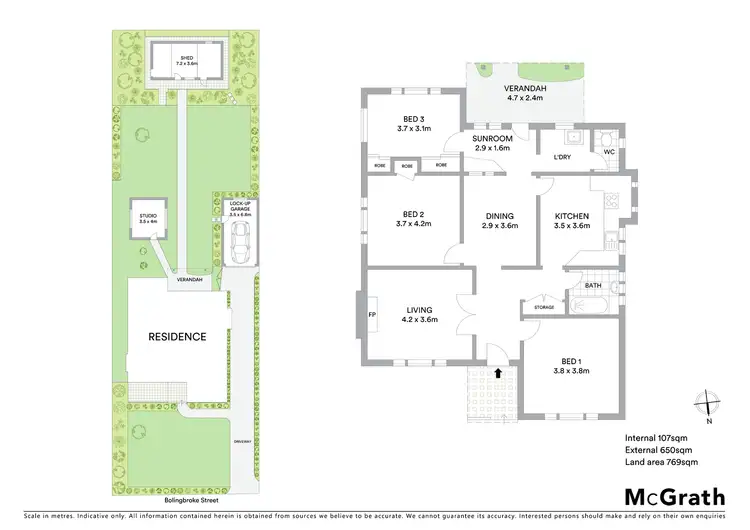 Floorplan of Homely house listing, 53 Bolingbroke Street, Pascoe Vale VIC 3044