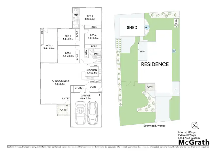 Floorplan of Homely house listing, 7 Satinwood Avenue, Norman Gardens QLD 4701